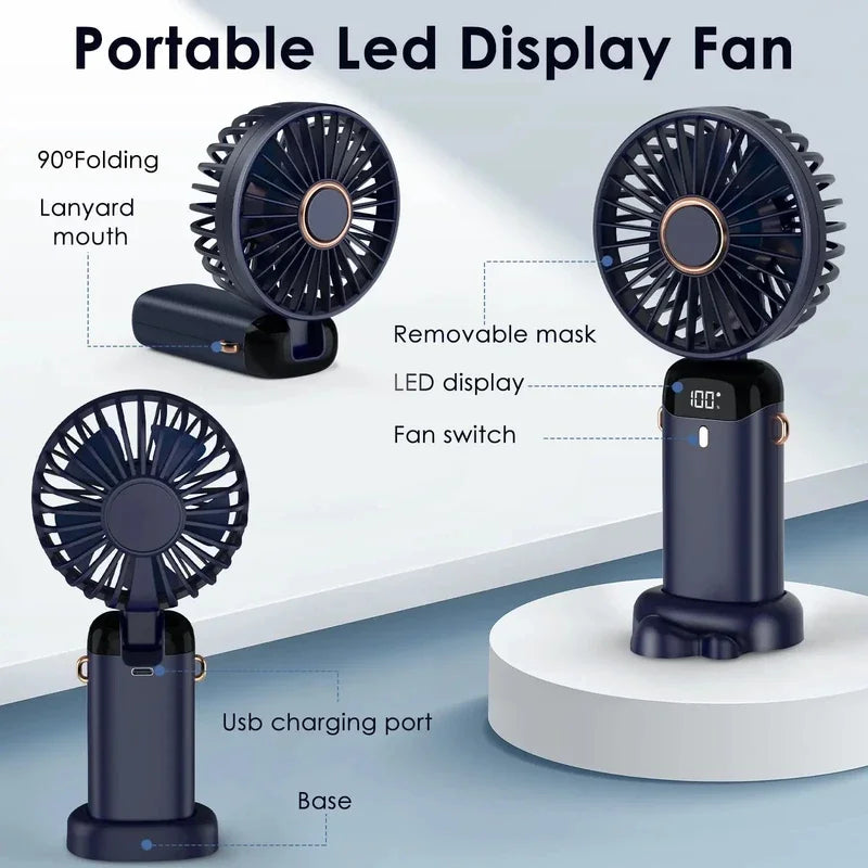 Ventilador de Mano Plegable USB