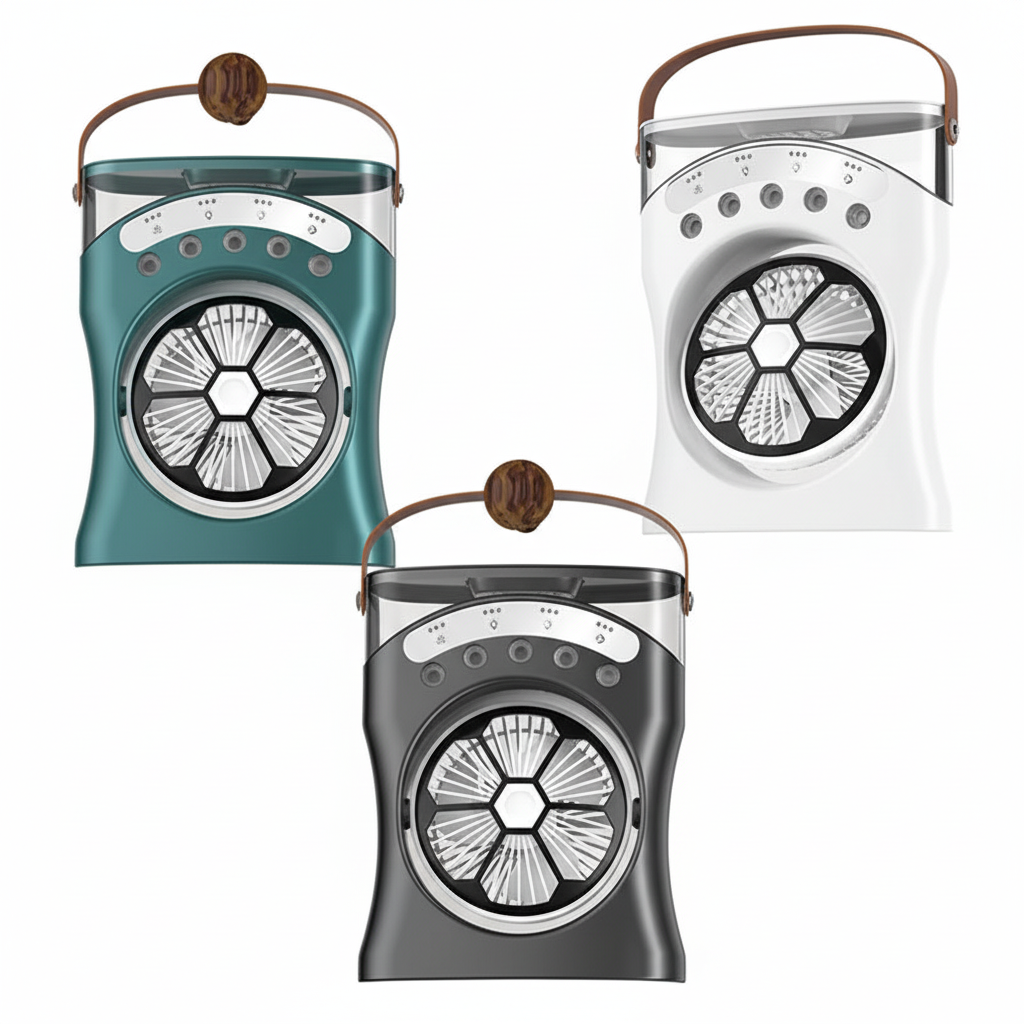 Ventilador Humidificador fondo blanco